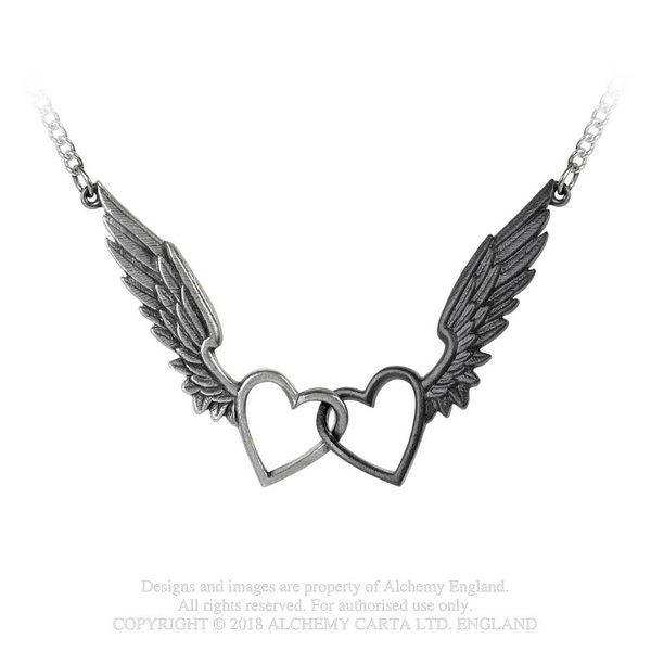 Pewter Pendant : Passio : Wings Of Love