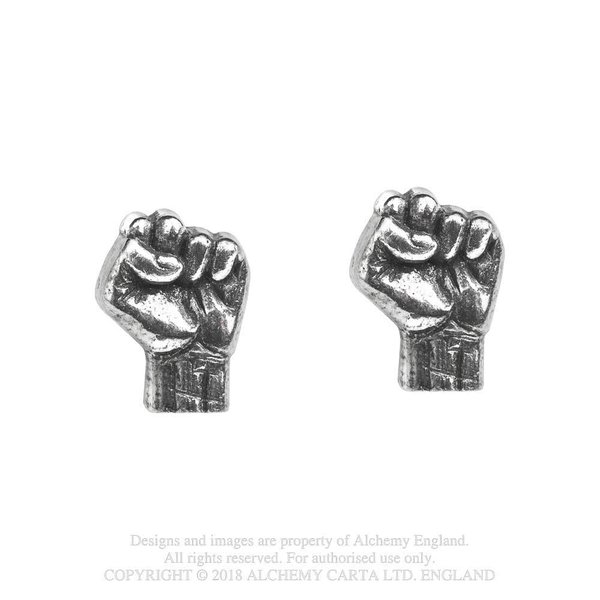 Earring Rage Against The Machine Fist Studs